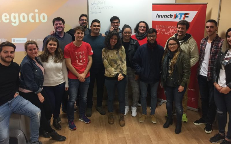 Algunos beneficiarios de la cuarta edición del programa launchTF