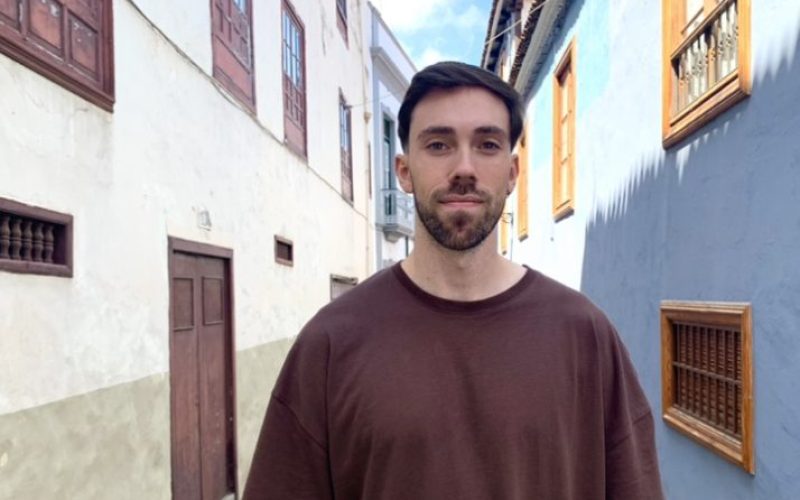 Javier Díaz Amador, graduado en Diseño en la Universidad de La Laguna