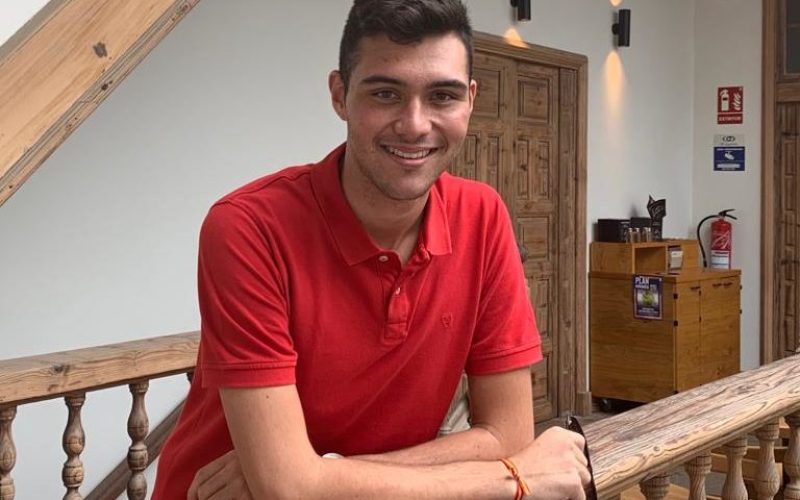 Brian Trujillo, representante de la ULL en el Consejo de Estudiantes de la Educación Superior en Canarias