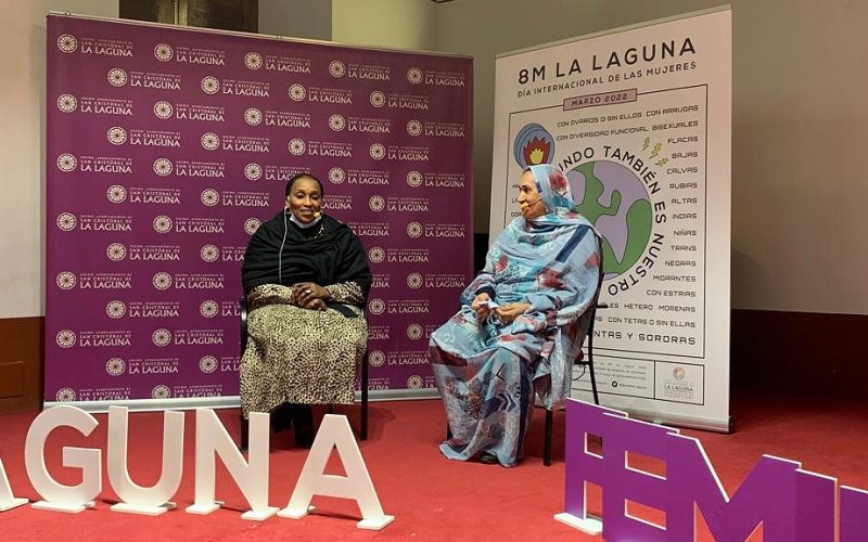 Charla de Awa Diop Pathe Ndiaye y Sukeina Ndiaye