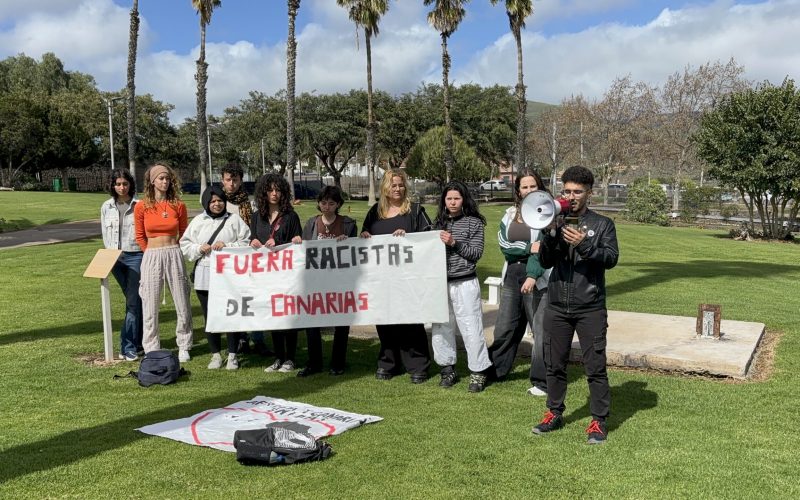 Manifestación en el Campus Guajara