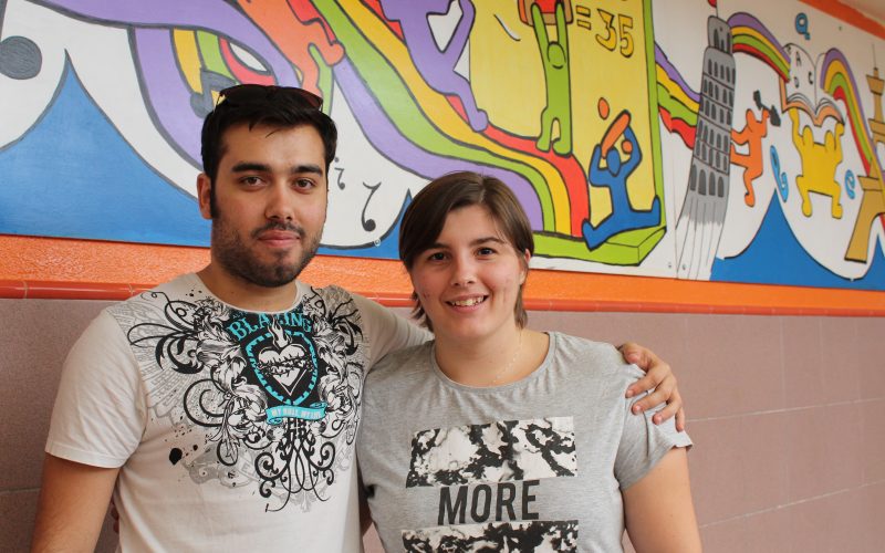 Sergio Siverio y Alba Barroso