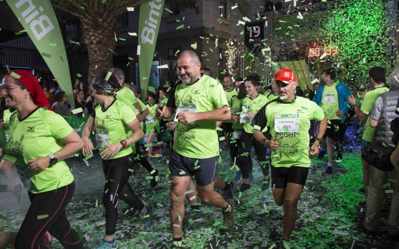 La serie de carreras nocturnas y solidarias. Foto: Binter NightRun.