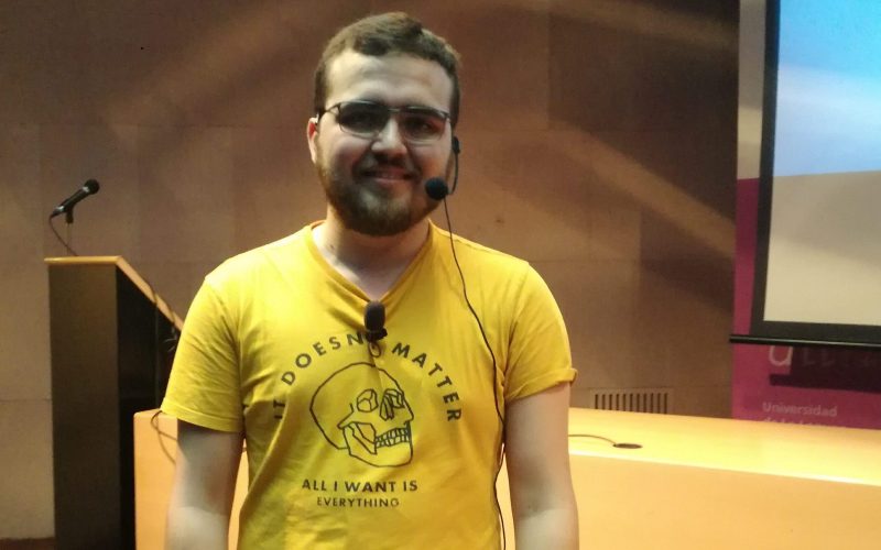 Fabrizio Pineda, alumno del grado de Matemáticas