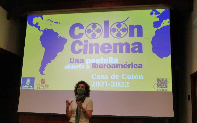 María Victoria Pérez Afonso, presidenta de la Asociación de cine Vértigo. Foto: N. C.