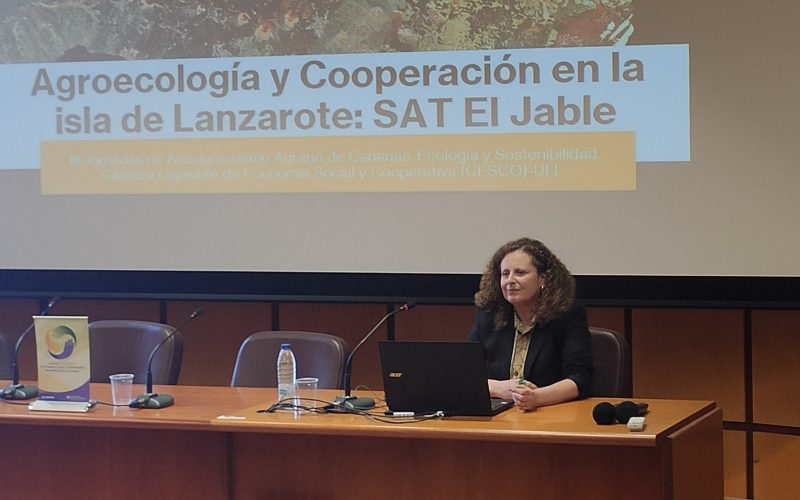 Ascensión Robayna durante su intervención.