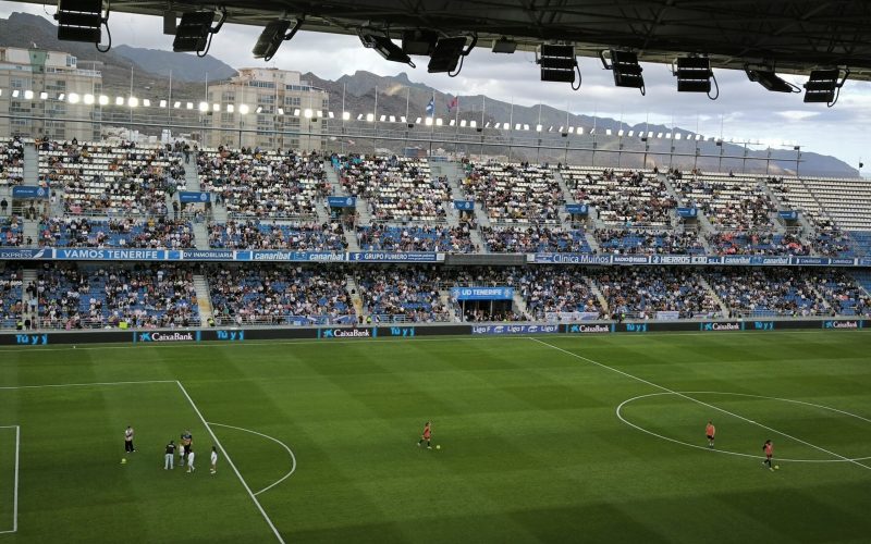 Estadio Heliodoro Rodríguez López en el partido Costa Adeje Tenerife - Barcelona