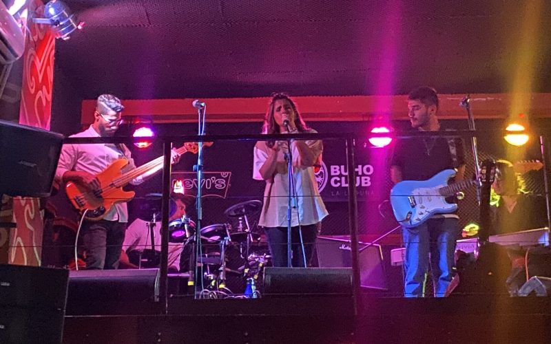 La actuación incluyó tanto versiones como canciones originales de la cantautora. Foto: Laura Izquierdo