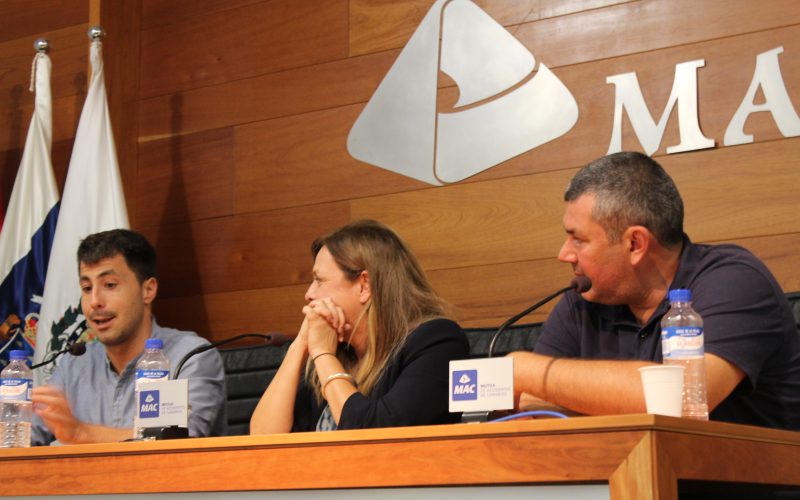 David Cuesta, Beatriz Rodríguez y Daniel Millet.