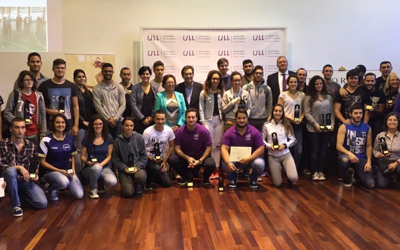 Clausura del año deportivo en la Universidad de La Laguna. Curso 2016-17