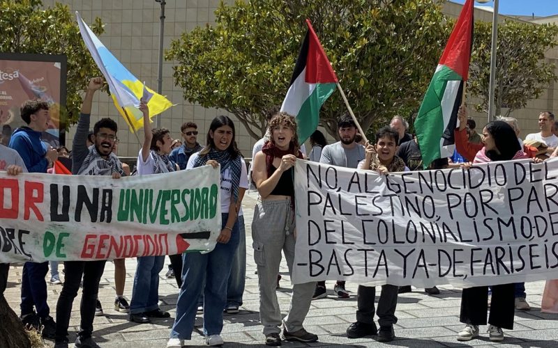 Alumnado de la ULL pide la ruptura de lazos de la Universidad con Israel