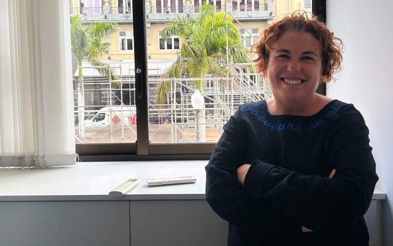 Lidia Martín, vicepresidenta de la Asociación Nahia