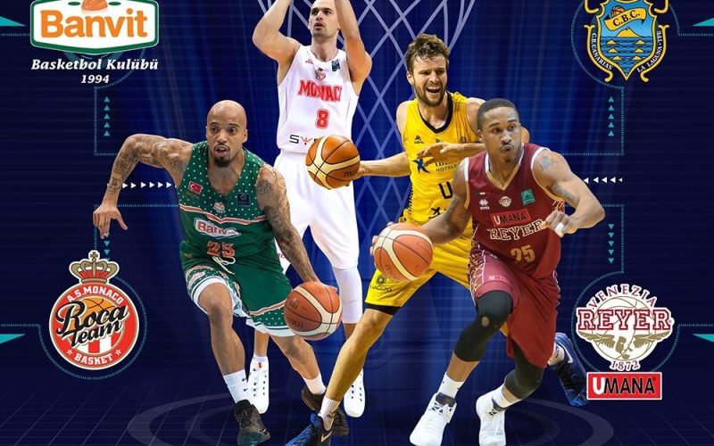 cartel de la final four de la basketball Champions League