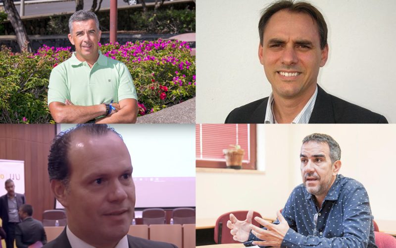 Eduardo Parra, Carlos Fernández, Moisés Simancas y Raúl Hernández.