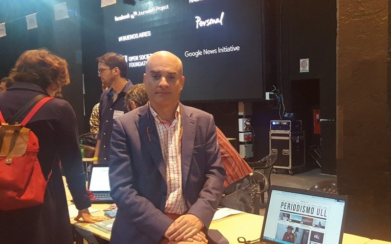 El diario digital PERIODISMO ULL, en la Media Party de Buenos Aires