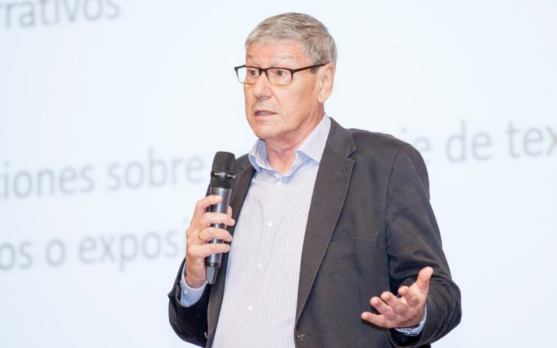 El coloquio ‘Cómo el lenguaje reutiliza el cerebro’ corre a cargo del catedrático en Psicología, Manuel de Vega. Foto: PULL