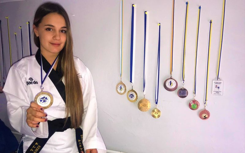 La taekwondista Kenia González