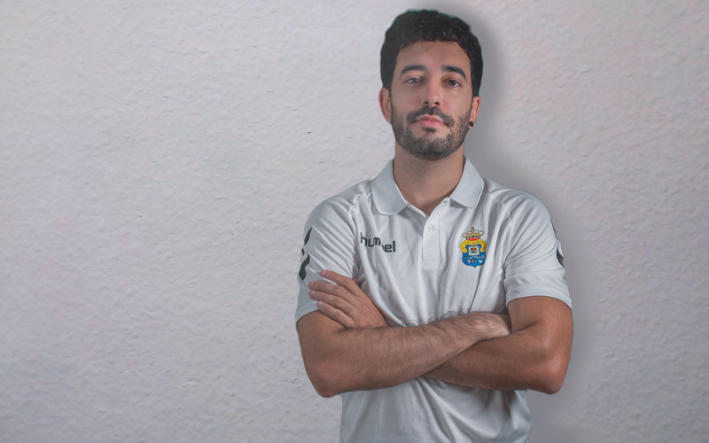 Kevin Melián, coach y analista de FIFA en Las Palmas Unity. Foto: T.R.