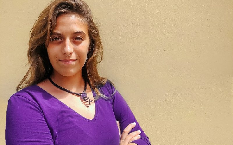 Lía Mesa, víctima de violencia de género