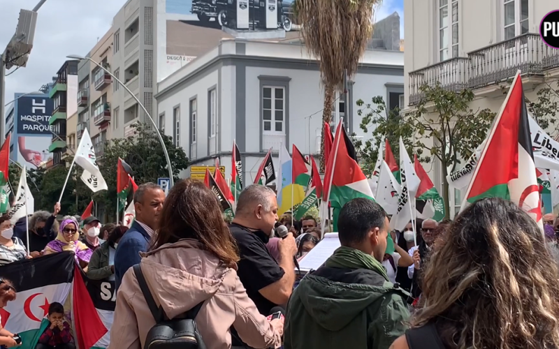 Manifestación saharaui