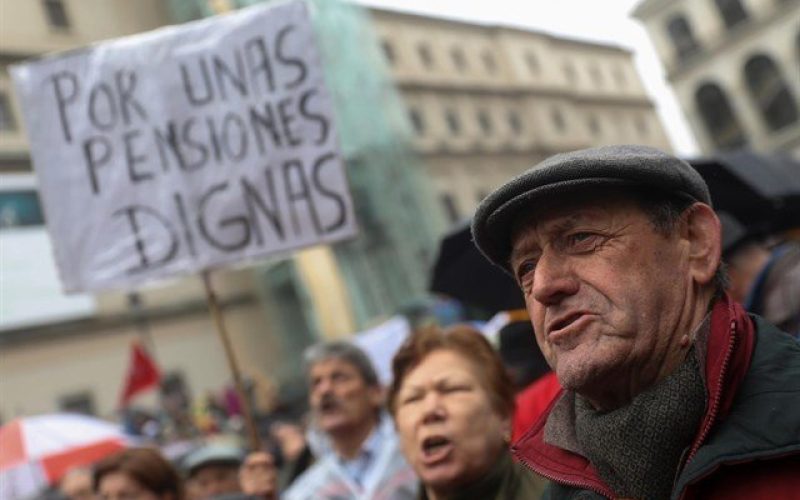 Manifestación de pensionistas