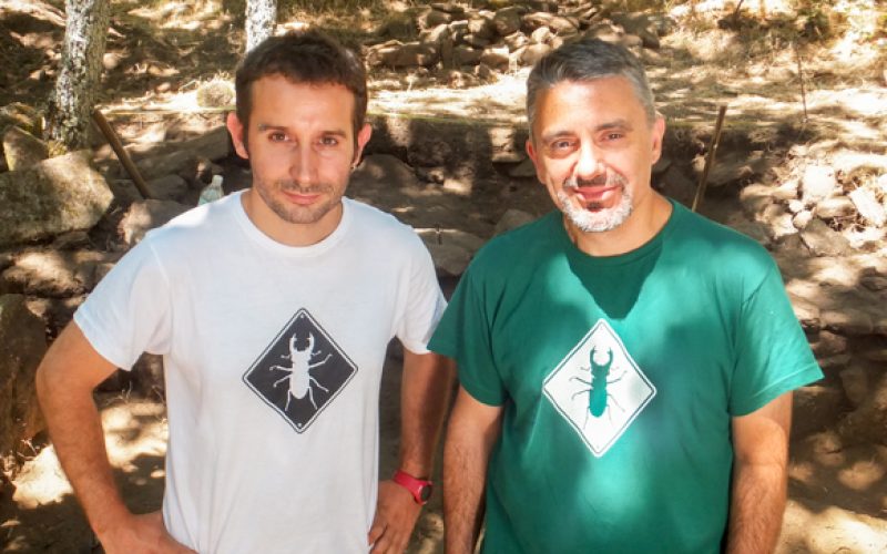 Rubén Rubio e Iñaki Martín, coordinadores de la campaña.