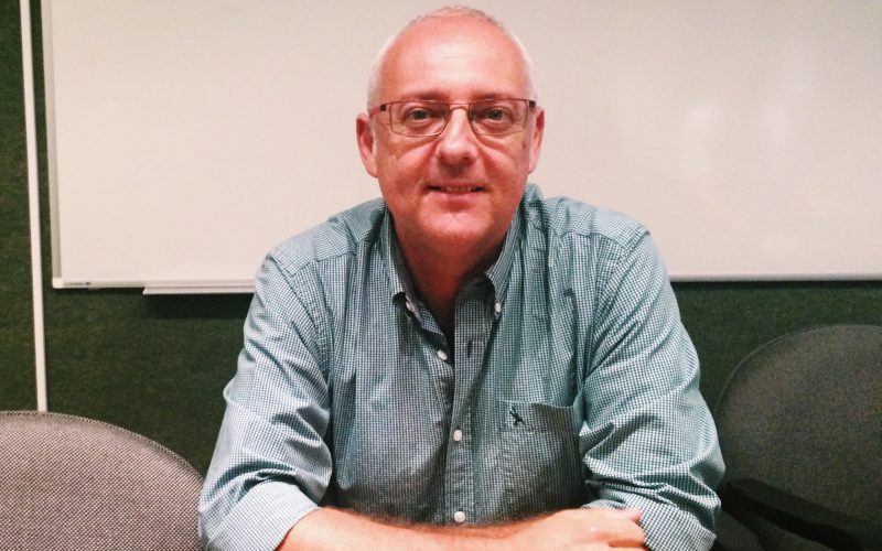 Víctor Ramírez Pérez en el Encuentro de Historia sobre la transición en Canarias, en la Universidad de La Laguna.