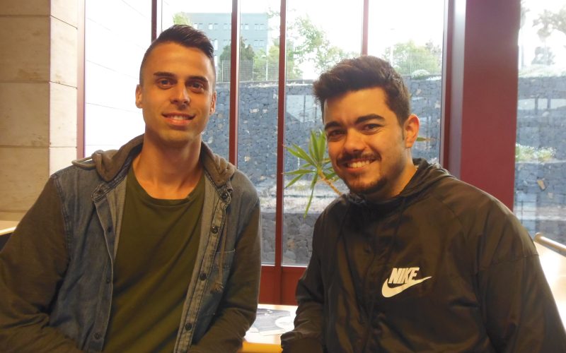Víctor González e Iván Rodríguez