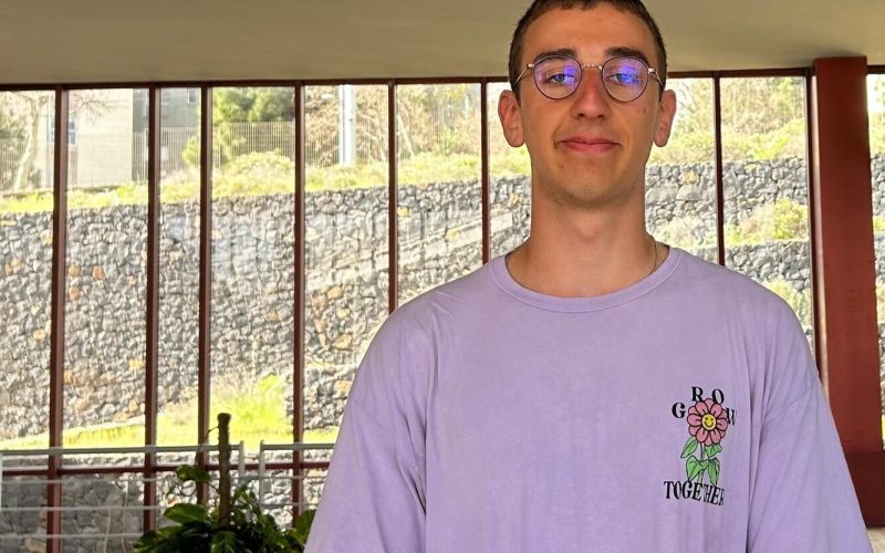 Evan Pickering, estudiante Eramus  en la Universidad de La Laguna