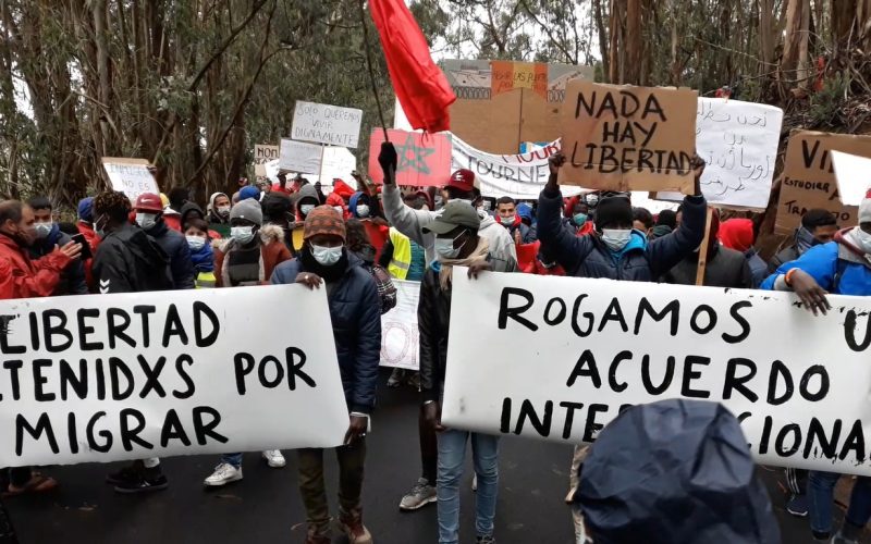 Protesta migratoria
