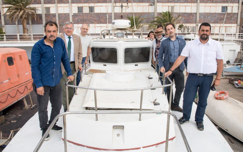 El grupo de investigación LDF-Tecnomar de la ULL electrifica el barco 'Añaza P'