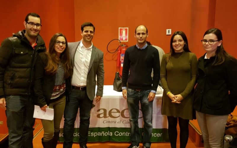 Los investigadores Diego Monzón, Marcelle Perretti, Romen Carrillo, Tanausú Santos, Ana de la Iglesia y Belén González