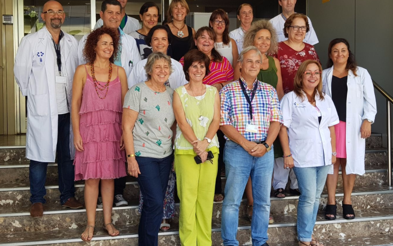 La Escuela y el Hospital de La Candelaria reciben a Rosamaría Alberdi Castell