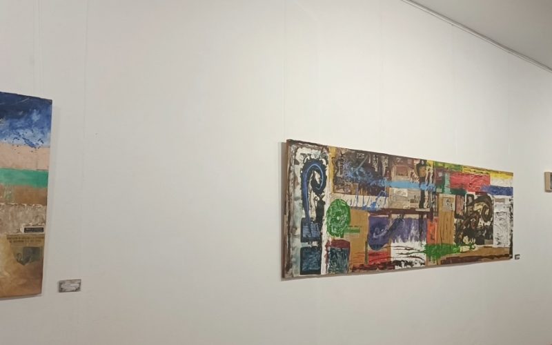 Cuadros de la nueva exposición de Silvia Zurro.