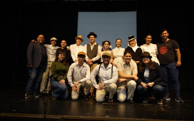 La Agrupación de Teatro estrenó 'Los compadres del Rubicón' en Icod de los Vinos.