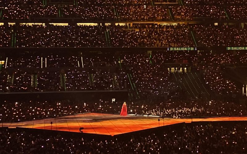 Taylor Swift, en el Santiago Bernabeu