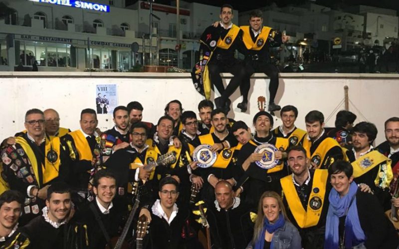 Tuna de Medicina de la ULL en el VIII Encuentro de Tunas de Mojácar