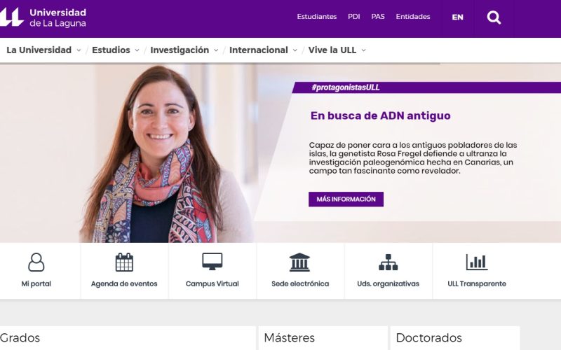 Página web de la ULL