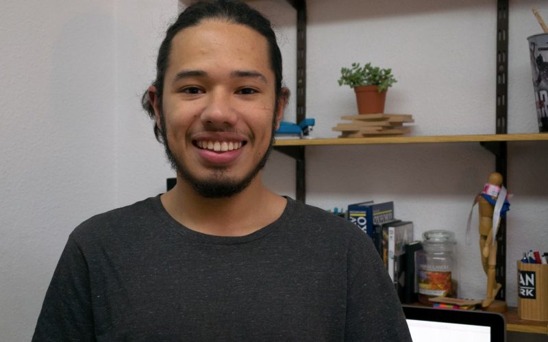 Ricardo Camacho, estudiante de la ULL