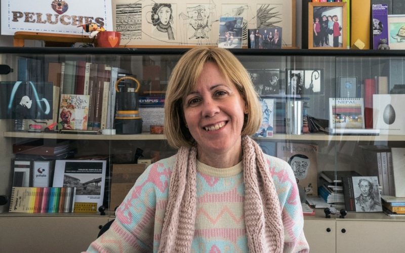 María Luisa Hodgson, profesora de la Facultad de Bellas Artes de la ULL