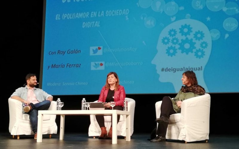 Roy Galán, Sonnia Chinea y María Ferraz