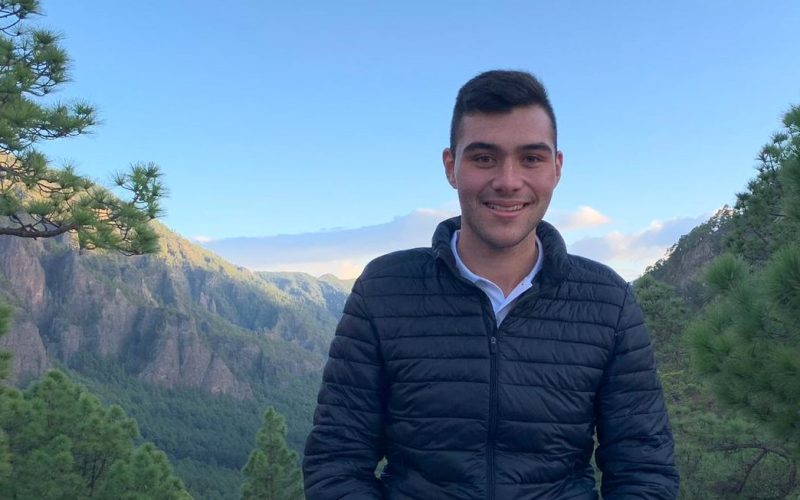 Brian Trujillo, presidente de Libertad Estudiantil Canarias