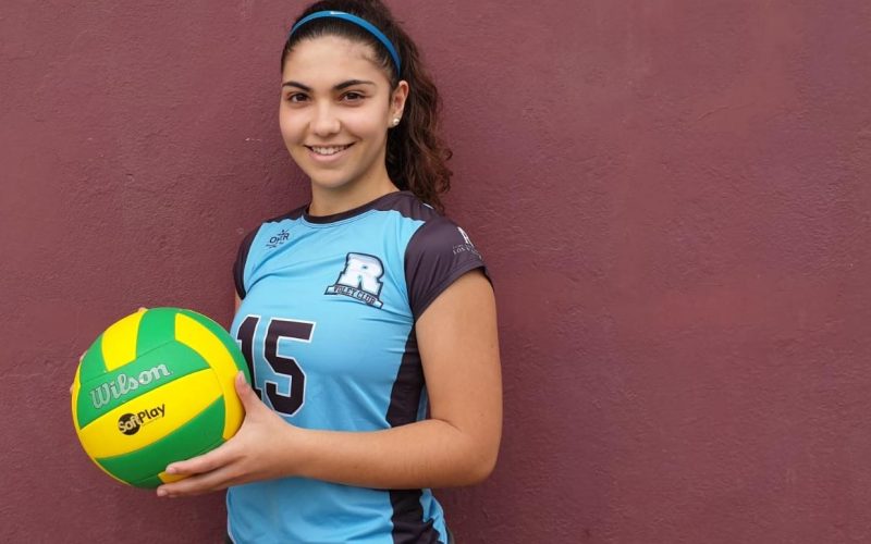 Paula Luis Gagliardi, jugadora del Club Voleibol Mencey Realejos