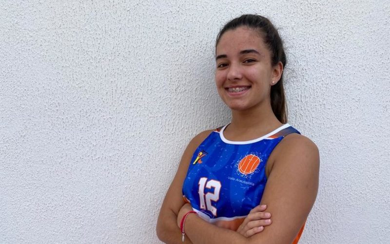 Sara Gómez, jugadora del Club Baloncesto Valle Arautapala.