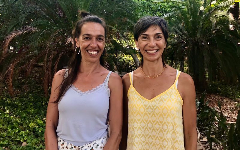 Laura Marrero y Julia Vigara.