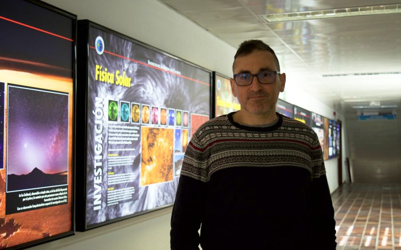 Víctor Sánchez, investigador encargado del proyecto CARMENES