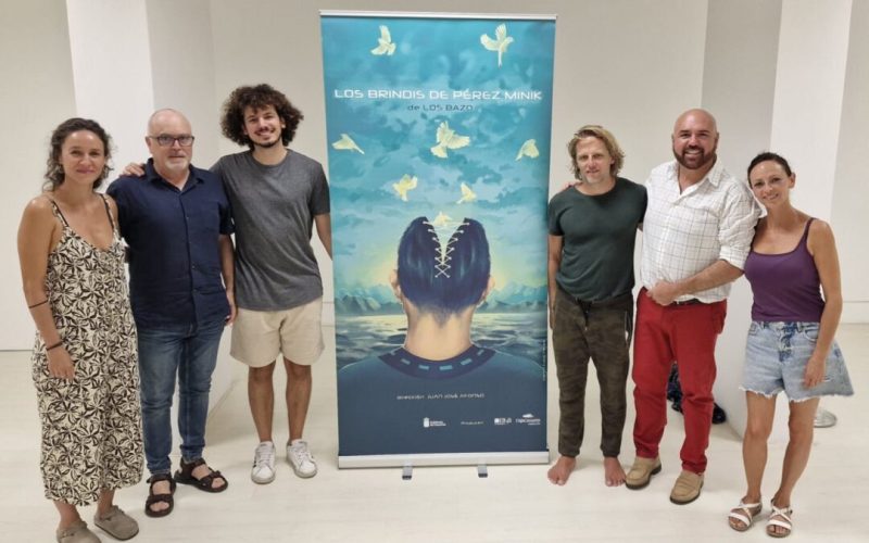 El elenco de la obra está compuesto por tres actores. Foto: Ayuntamiento del Puerto de la Cruz.