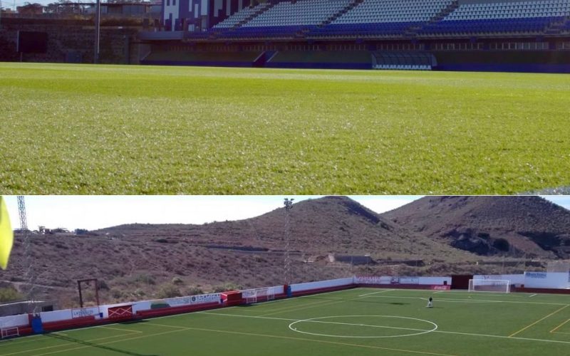Instalaciones deportivas del CD Tenerife y de la UD. Las Palmas.
