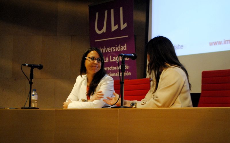 Zafira Castaño Corsino en la Universidad de La Laguna