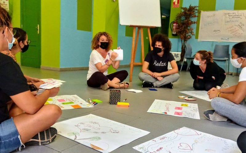 Primera jornada de este proyecto en Las Galletas, sur de Tenerife. Foto: PULL